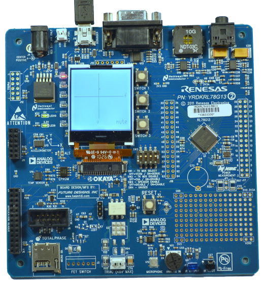RL78/G13 demonstration board RL78/G13 demonstration board